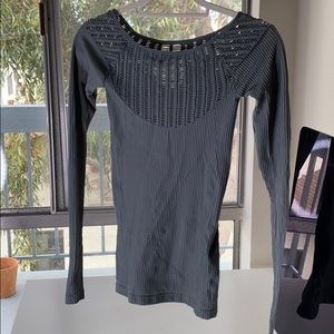Free People Green Top XS/S NWT